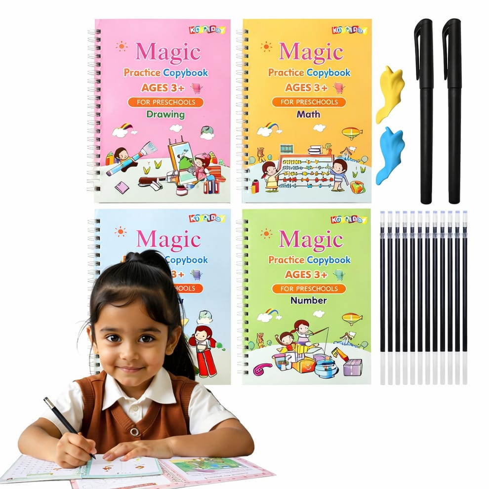 ✍️ Magic Practice Copybook – Buy 1 Get 3 FREE + 50% OFF Today