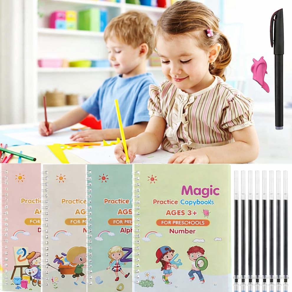 ✍️ Magic Practice Copybook – Buy 1 Get 3 FREE + 50% OFF Today